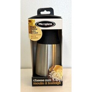 Microplane Cheese Mill Stainless and Black
